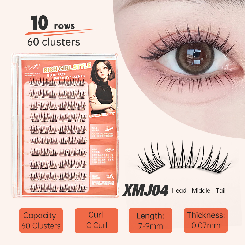 Eyelash Extension Korea - Yelix DIY Bulu Mata Cluster Perekat