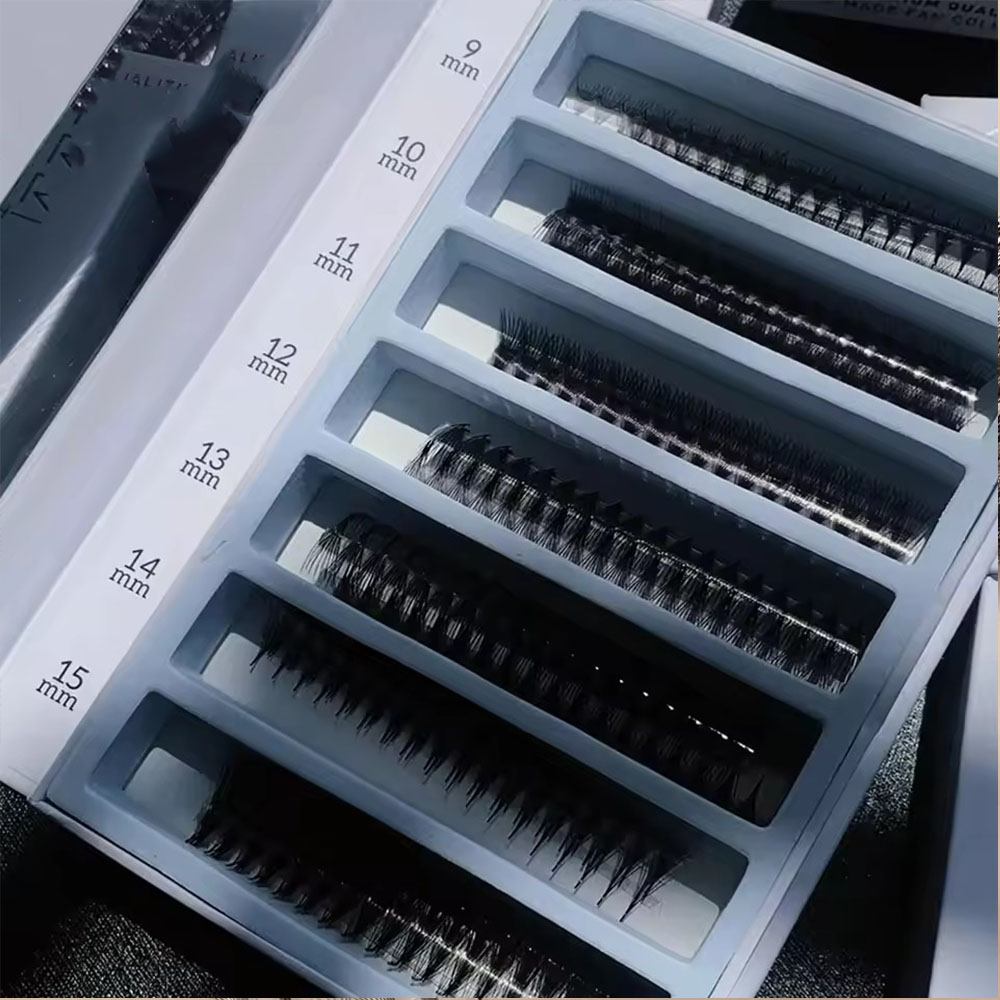 Eyelash Extension Mega Volume - 1600 Penggemar 0.05 Buatan Tangan 8-30D