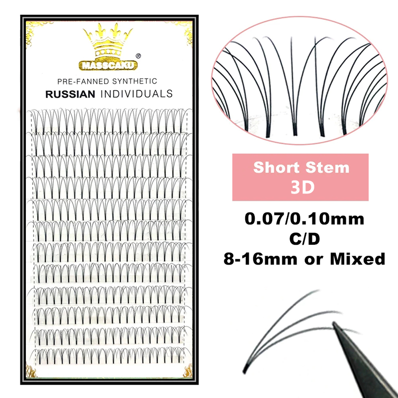 Grosir 12 Baris 3D 4D 5D 6D Pr - Eyelash Extension Mega Volume ulasan dan harga